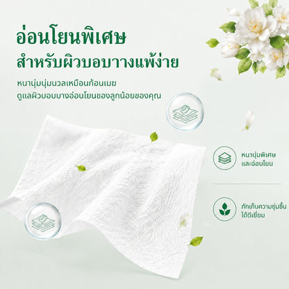 【จัดส่งฟรี 5 แพ็ค】Company Love Baby Wipes ทิชชู่เปียก ห่อใหญ่ 500 แผ่น สูตรอ่อนโยน ผ้าเช็ดทำความสะอาดสำหรับเด็ก สูตรอ่อนโยน ทิชชู่เปียก เด็กผู้ชาย เด็กหญิง เด็กแรกเกิด Gardenia wipes