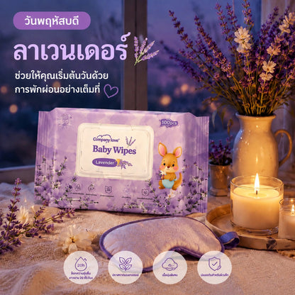 Company Love Baby Wipes 湿巾 大包装 500片 温和配方 婴儿清洁湿巾 温和配方 男童 女童 新生儿 Gardenia wipes
