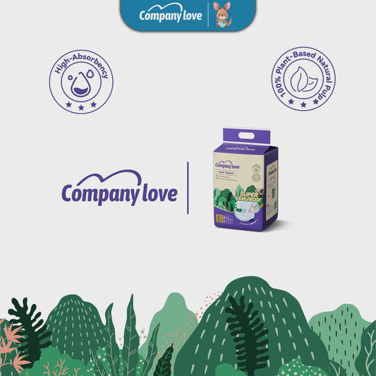 【ส่งฟรี 5 ชุด】Company Love ผ้าอ้อมผู้ใหญ่ แบบแปะเทป ผ้าอ้อมบางเฉียบ ผ้าอ้อมผู้ใหญ กันรั่ว - M/L/XL (9 ชิ้น/5 Packs) Adult
