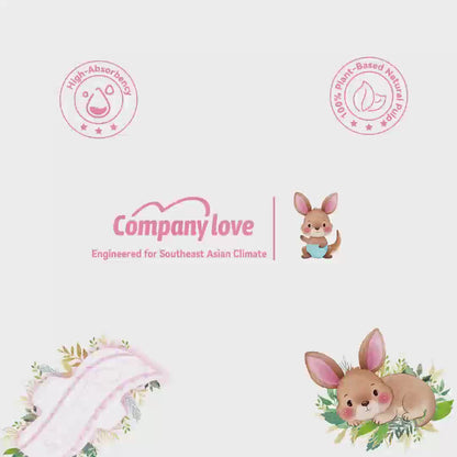 Company Love 卫生巾超薄防侧漏卫生巾 12 片装，带翼，带来舒适和支撑。采用 100% 纯棉制成，柔软舒适。