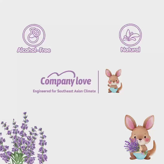 【จัดส่งฟรี 5 แพ็ค】ทิชชู่เปียกเด็ก กลิ่นลาเวนเดอร์ Comapny Love สูตรไม่มีแอลกอฮอล์ (100 แผ่น/แพ็ค รวม 5 แพ็ค 500 แผ่น)